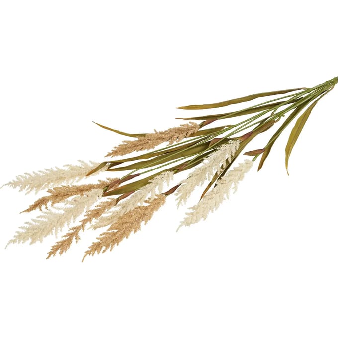 Gras kunstplant hoogte 130cm beige.