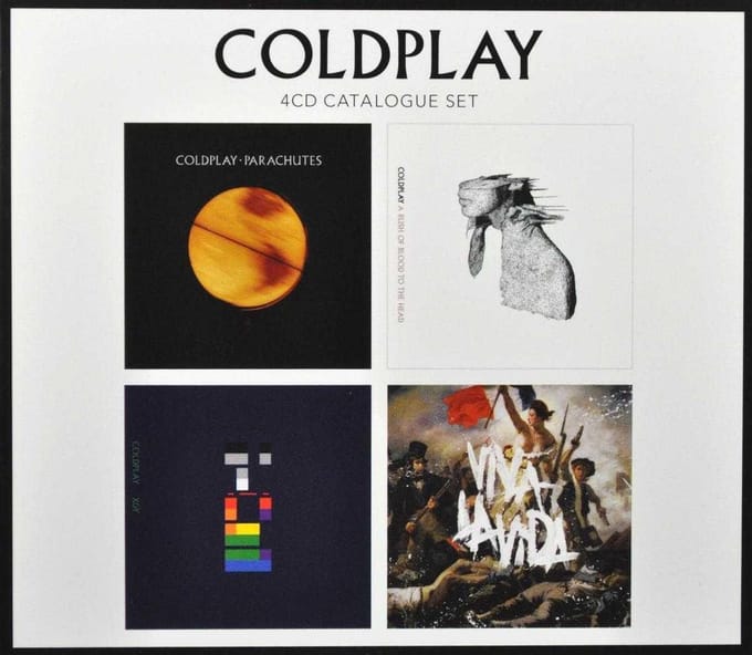 4 Cd Catalogue Set - Coldplay