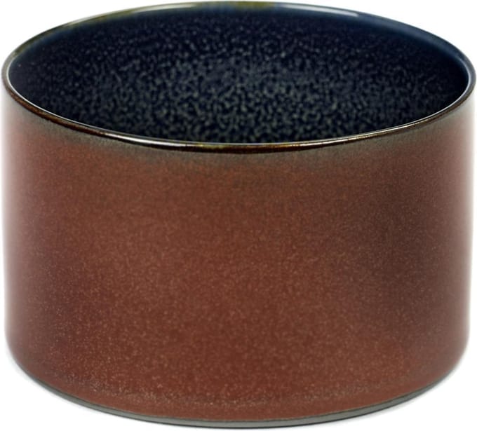 Serax Terres de Rêves by Anita Le Grelle Beker - D7,5x5 cm - Rust/dark blue