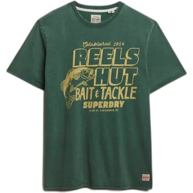 Superdry - Roadside Trade Loose T-shirt - Heren - T-shirts