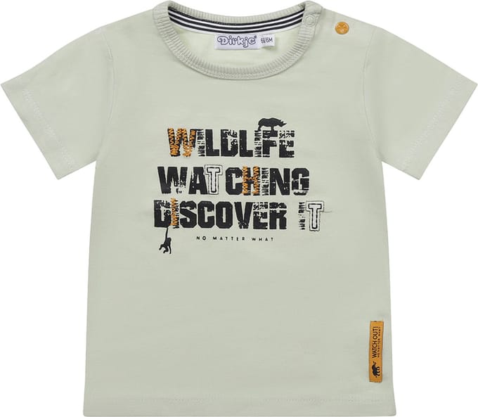 Dirkje - Jongens Shirt - Light Green - Maat 56
