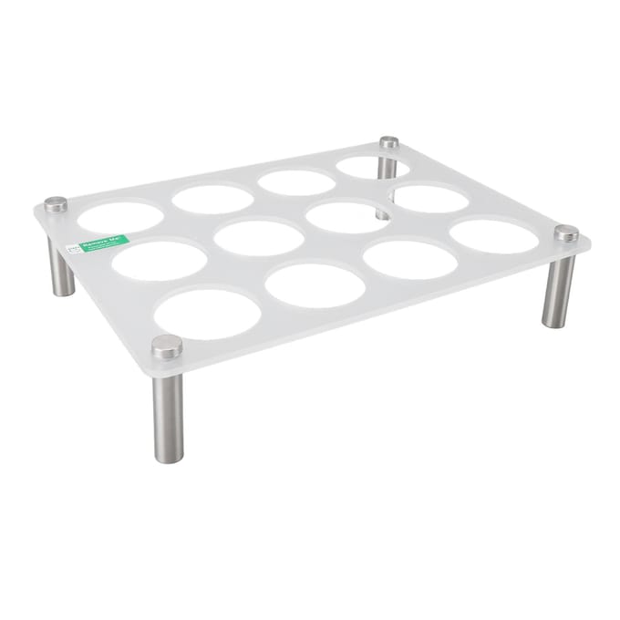 Koffiepads Lade Inzetstuk Opberging Vlak Aanrecht Koffiepads Lade Organizer Houder voor 12 stuks white