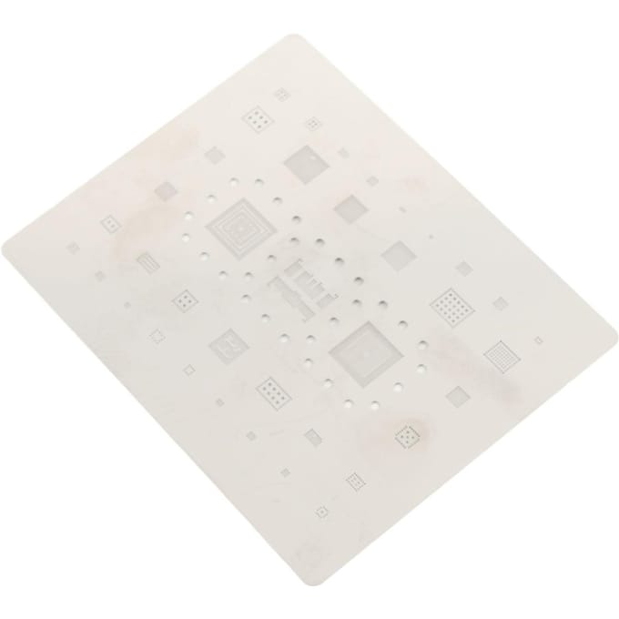 Telefoonblik Reballing Stencil Half Gravure Proces CPU Soldeer Planten Sjabloon Net voor A53 Serie white