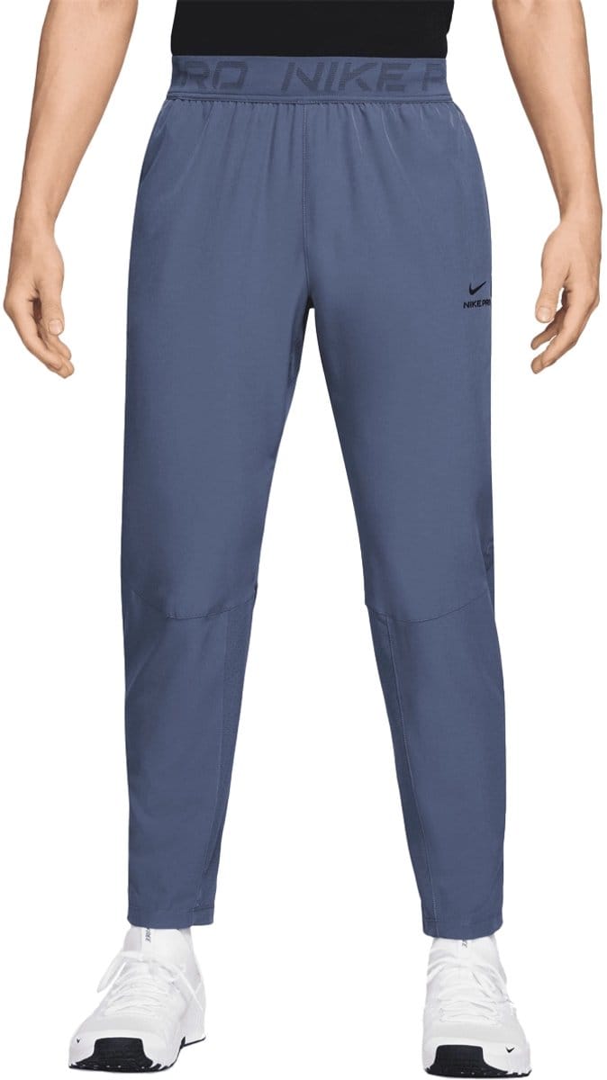Nike pro training pant in de kleur blauw.