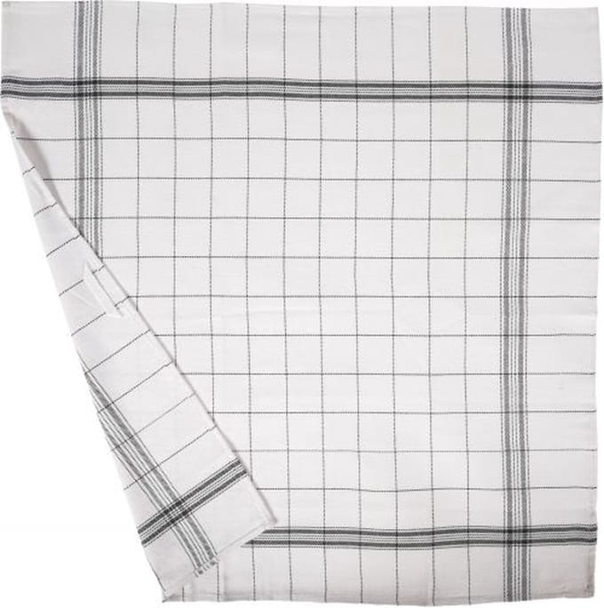 Tiseco - Keukenhanddoek PRO CHEF - SET/10 - HORECA - 68x68 cm, zwart