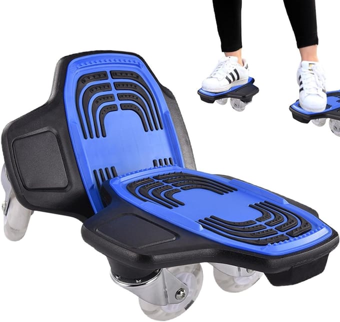 Gedeelde Skateboards - Splitboards - Buiten Glijden - Antislip Grip - 24x26 cm - Blauw