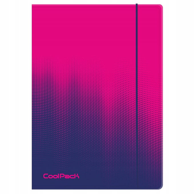 Colorino Map A4 met Elastiek - Gradient Frape Roze