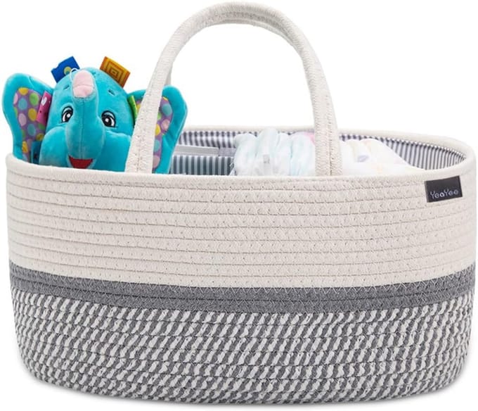 Draagbare Luiers Caddy Organizer van Katoen - Perfect voor Pasgeborenen