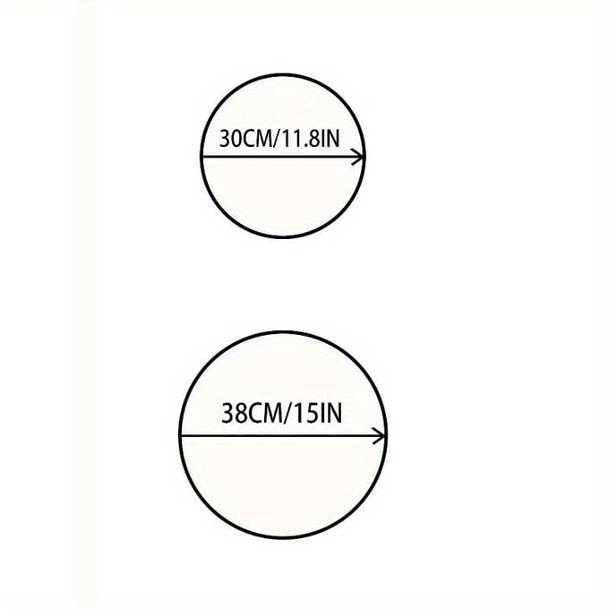 1 stuks placemat met bloemenpatroon 30cm round veelkleurig