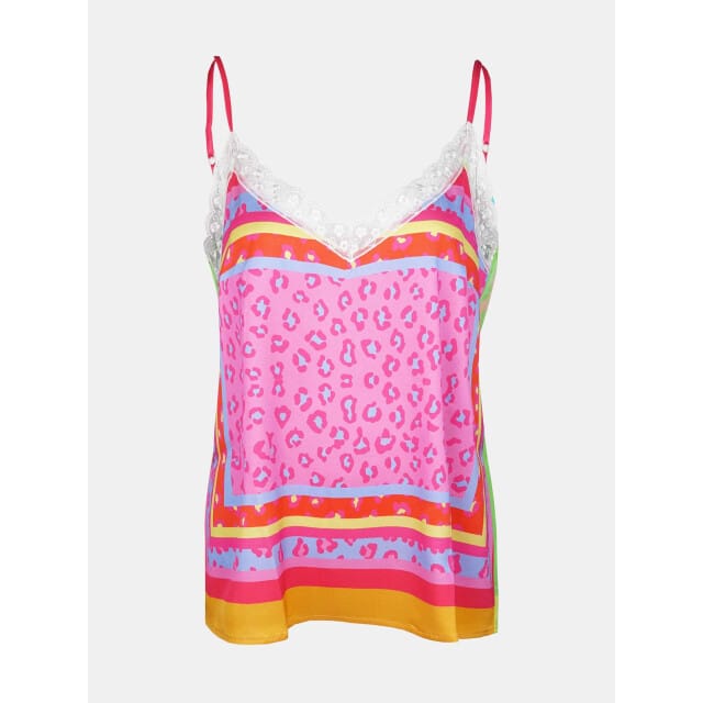 Mucho Gusto Slip top leopard