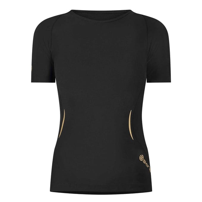 Skins Dames/Dames A400 Compressieshirt (Zwart)