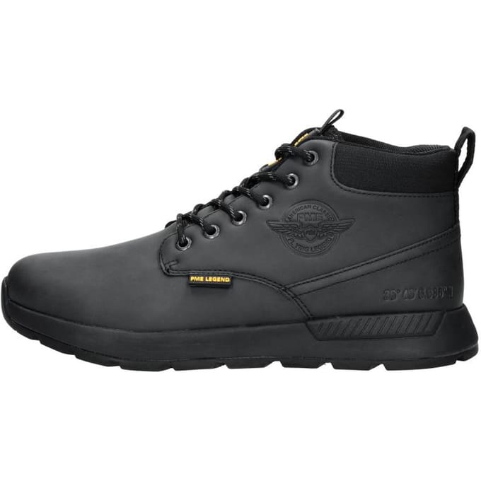 PME Legend - Heren Sneakers Ribber Mid - Zwart - Maat 41