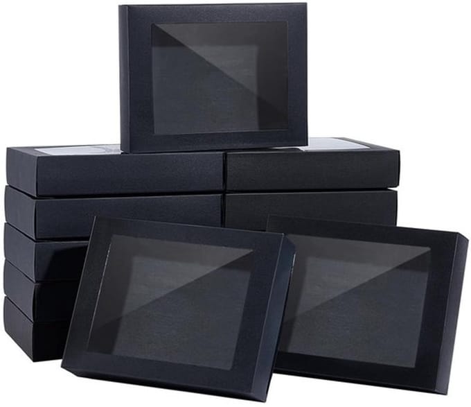 Allecto - Geschenkdosen - Zwarte Papieren Dozen - Ideaal voor