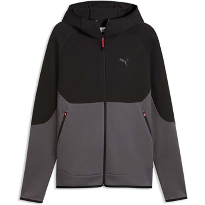 Puma Pumatech Slim Elevated Full-Zip Hoodie Dk Sweater - Sportswear - Volwassen