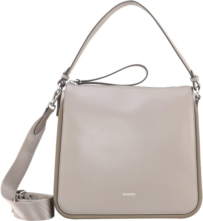 Bogner schoudertas Brig Selenay Hobo Bag Taupe kaki