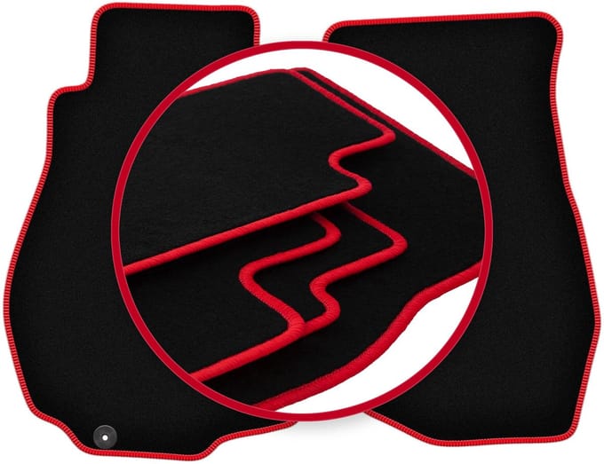 CARLUX-RED automatten voor: Nissan 350Z coupé (2003-2009)