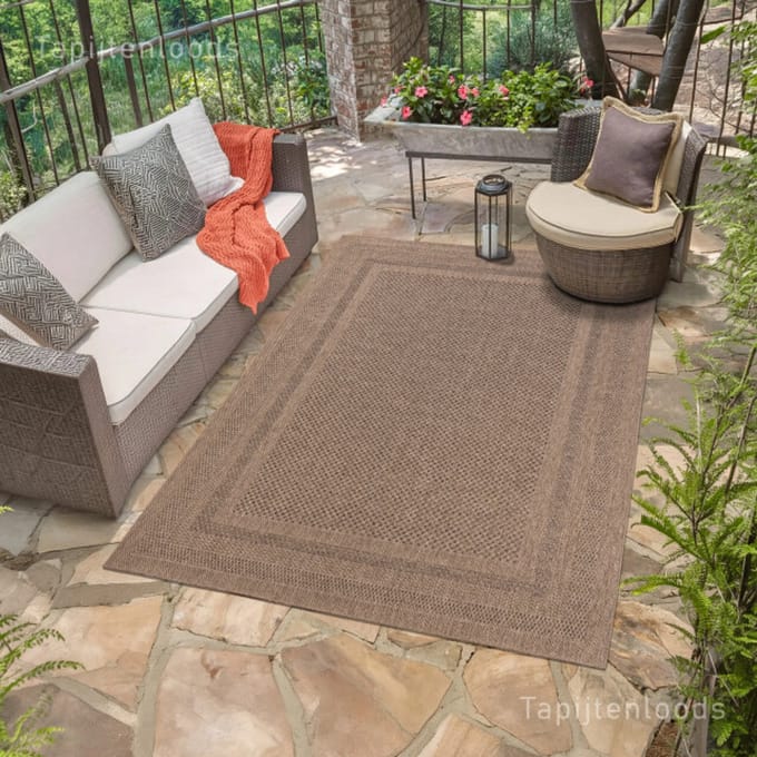 Muratap Sahara buitenkleed jute-look weerbestendig vloerkleed 80x150 cm