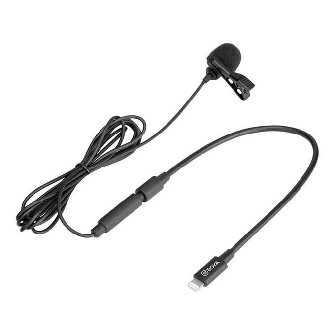 Boya BY-M2 Lavalier Microfoon met Lightning Kabel