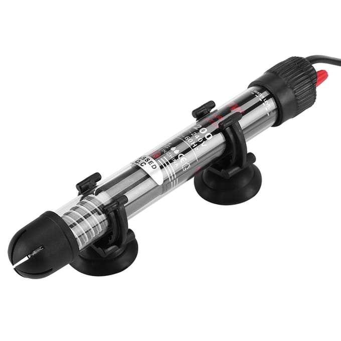 1 STuks   Aquarium Onderdompelbare Vissenkom Automatische Waterverwarmer  50W zwart