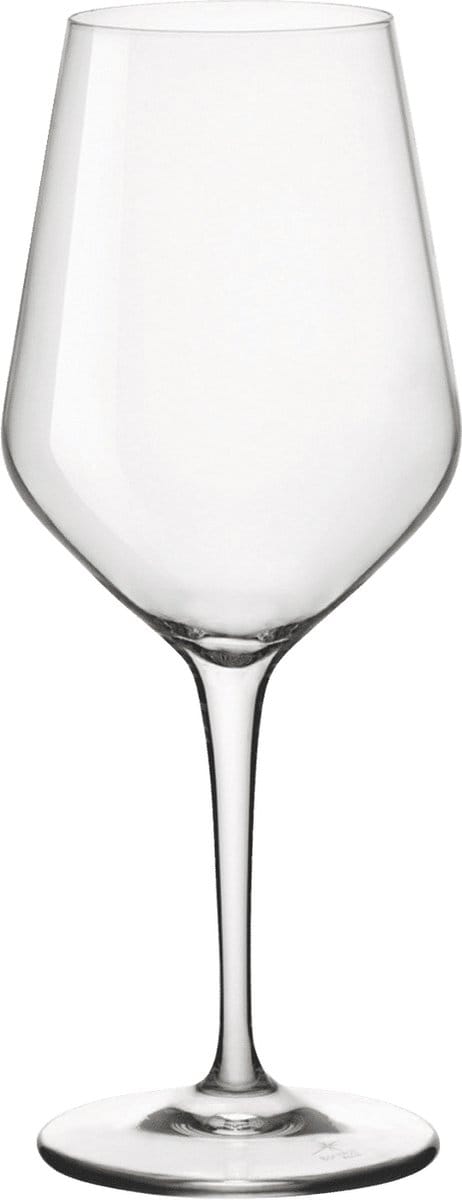 Bormioli Rocco Milano Wijnglazen 44,5 cl / 445 ml | Set van 6 Stuks | Geschikt voor Rode Wijn | Glas | Vaatwasserbestendig | Voor Thuis en Horeca