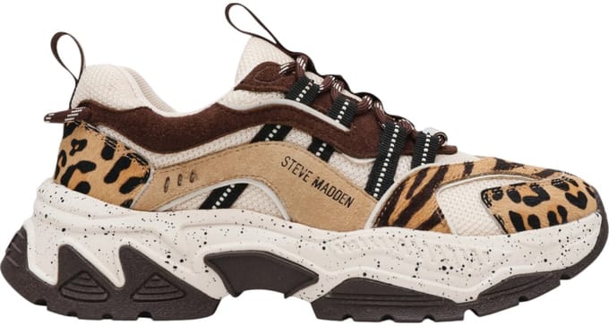 Steve Madden Animates-le Sneakers Brown Leopard Taglia: 36 | Sneakers Outlet | Donna | Marrone