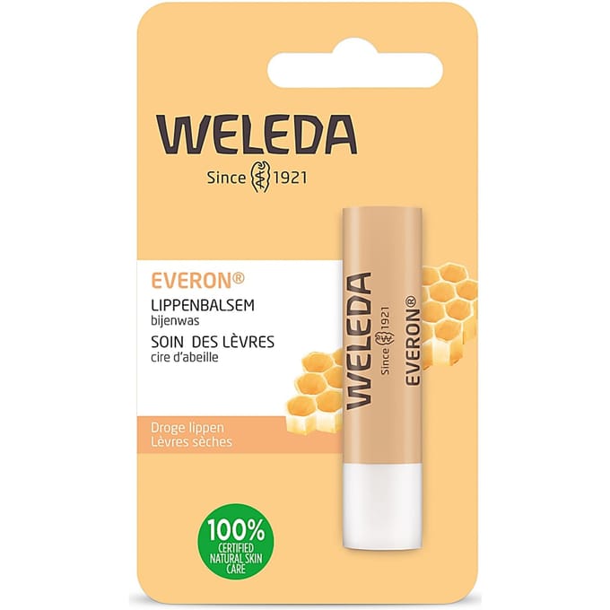 WELEDA - Everon Lippenbalsem - 4.5ml - Droge lippen - 100% natuurlijk