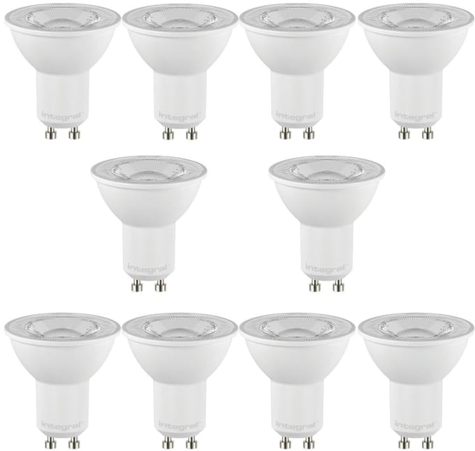 GU10 LED Spot (MR16) - 5.7W - Daglicht 6500K - Dimbaar - 10 Pack