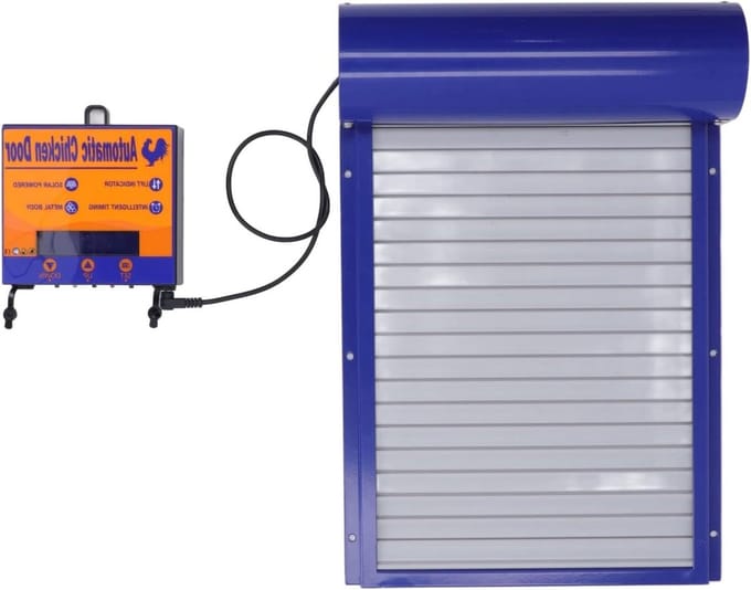Automatische Kippenhok Deur - Kippenhokopener Timer - Pluimvee Veilig Houden - LED Display Controller - 1 Aantal - Metaal