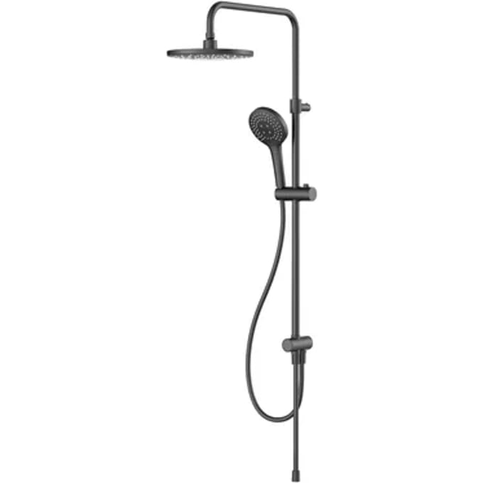 Aquavive Regendouche Irminio - Zwart - Mat - Rond
