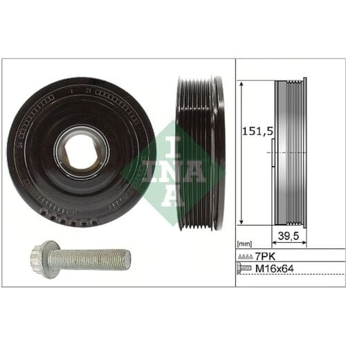 Schaeffler Ina Riemschijf, krukas INA 544 0177 20