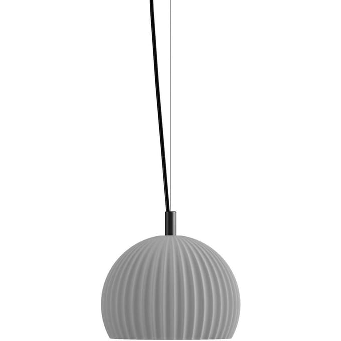 Karman hanglamp Sahara, grijs, Ø 23 cm, keramiek E27