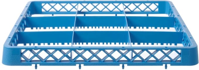 HENDI Vaatwaskorf verhoger – 9 vakken – 150x150 mm – 500x500x(H)45 mm – Polypropyleen