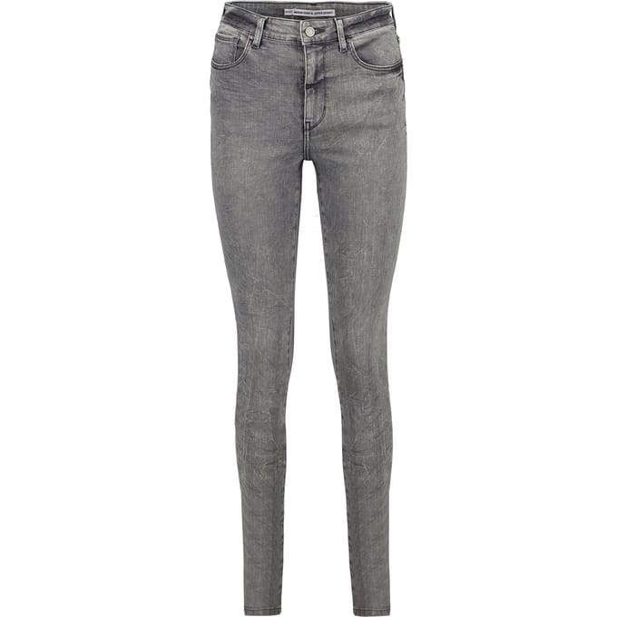 RAIZZED Blossom Jeans Light Grey Stone Maat: W26 | Skinny Jeans Outlet | Dames | Grijs