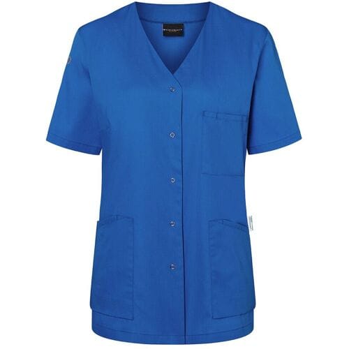 (6 stuks) KARLOWSKY Korte Mouw Dames Tuniek Essential - Koningsblauw - maat: 36 blauw