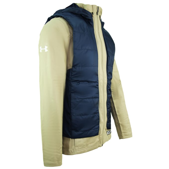 Under Armour Accelerate Transport Hooded Jacket Bruin Navy Heren Jas 1318010 299