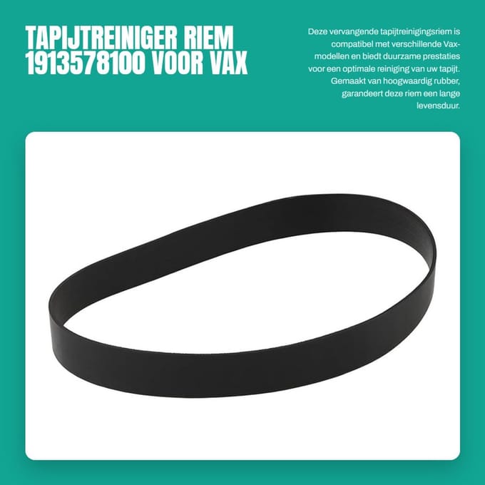 Dailygoods - Tapijtreiniger Riem 1913578100 voor Vax Modellen