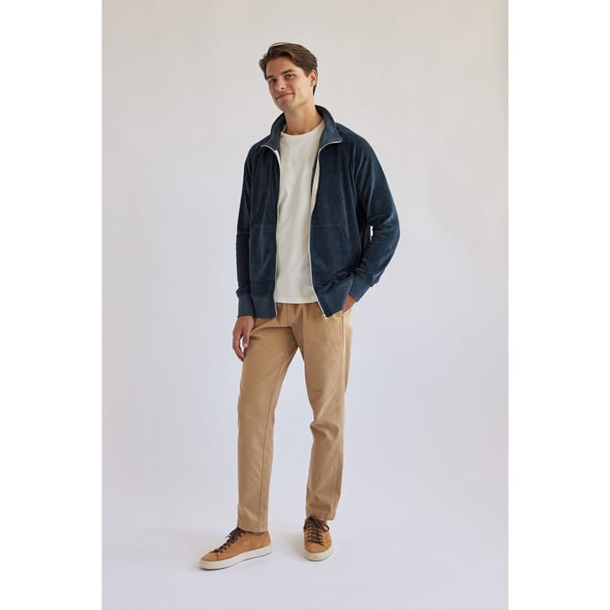 TWOTHIRDS Ballycotton Sweatshirts Mediterranean Navy Größe: M | Pullover Outlet | Herren | Blau