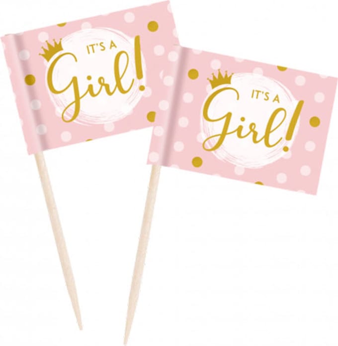 Cocktail picks - It's a girl