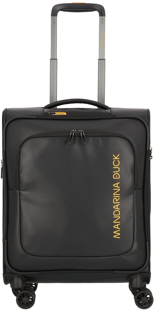 MANDARINA DUCK Eco Coated Cabin Trolley Black Zwart 55cm