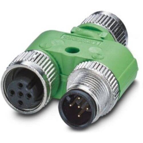 Phoenix Contact 1526253 Sensor/actuator verdeler en adapter M12 Aantal polen (sensoren): 5 Adapter, Y-vorm 5 stuk(s) Package