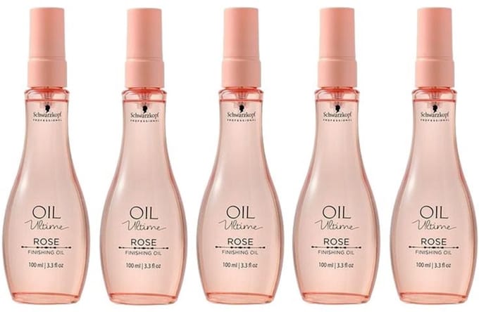 5x Schwarzkopf Oil Ultime Rose Oil 100ml