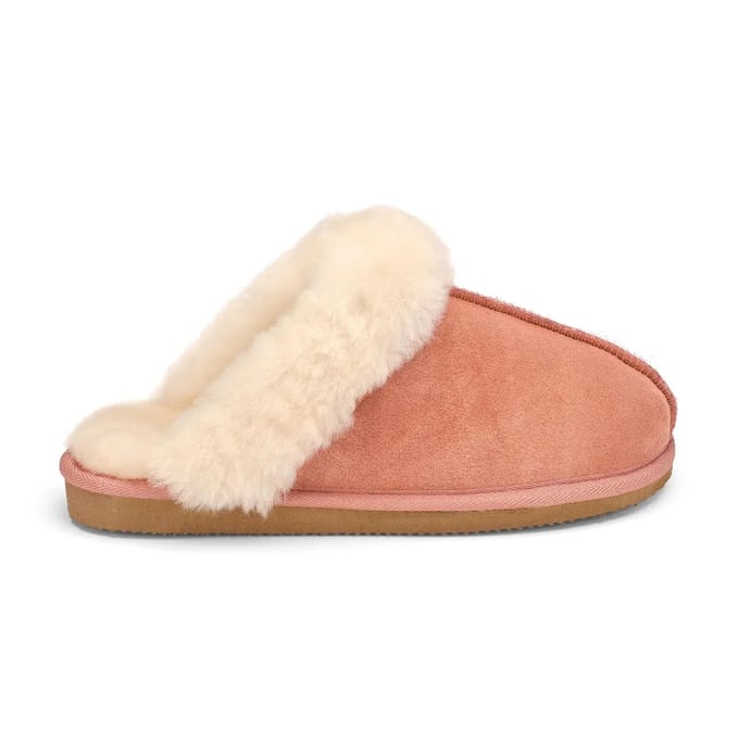 Lammy-pantoffels Jessica Van Shepherd roze
