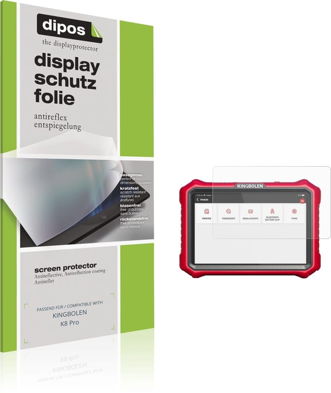 dipos – 2x Matte Beschermfolie geschikt voor KINGBOLEN K8 Pro | Krasbestendige & antireflecterende Screenprotector Ultra-Thin