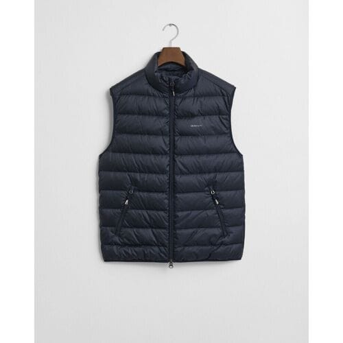 Gant Uni Color Lightweight Body-Warmer Avond Blauw / male