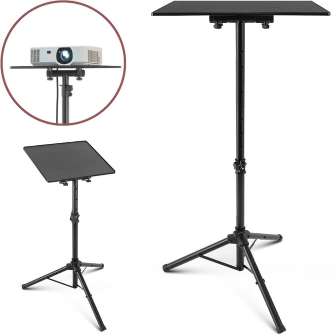 CLVP® Projector Statief – Beamer Statief Met Laptop Verdieping – Verstelbaar Standaard