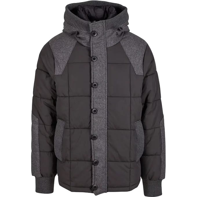 Brandit - Garret Jacket - S - Zwart/Grijs