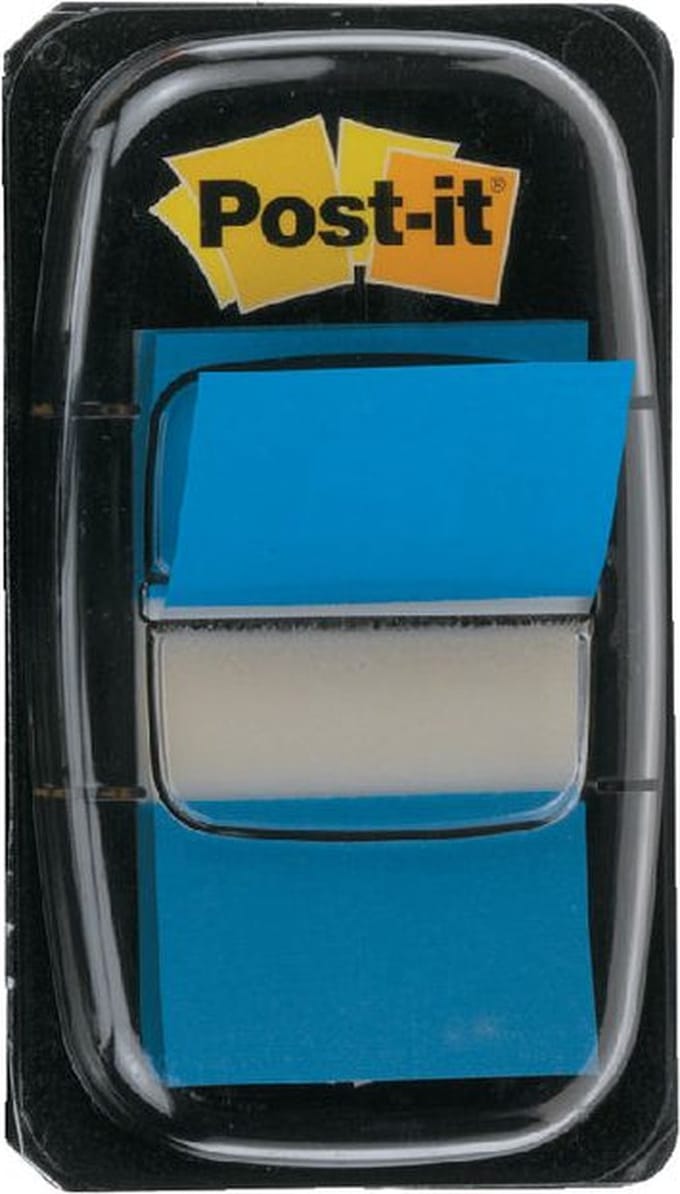 Indextabs post-it 680 25.4x43.2mm blauw | 12 stuks
