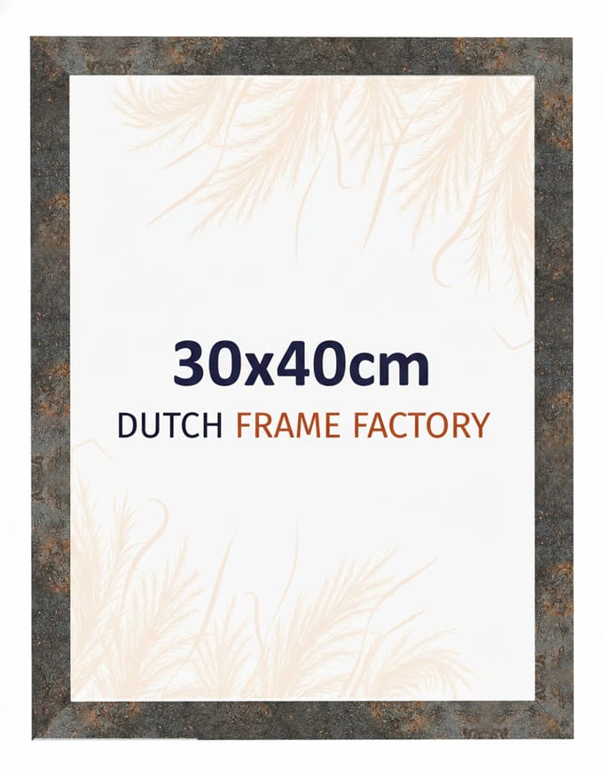 Fotolijst 30x40 cm - MDF - Geoxideerd Metaal - Benno