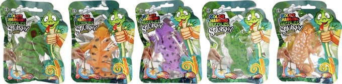 SQUISHY TASTIC - kleur veranderende reptiel assorti