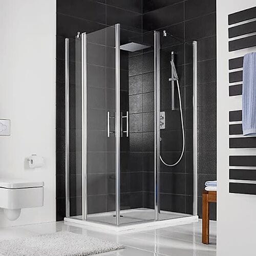 HSK Favorit Nova corner entry 4-piece 75 x 75 x 195 cm 126010-01-50